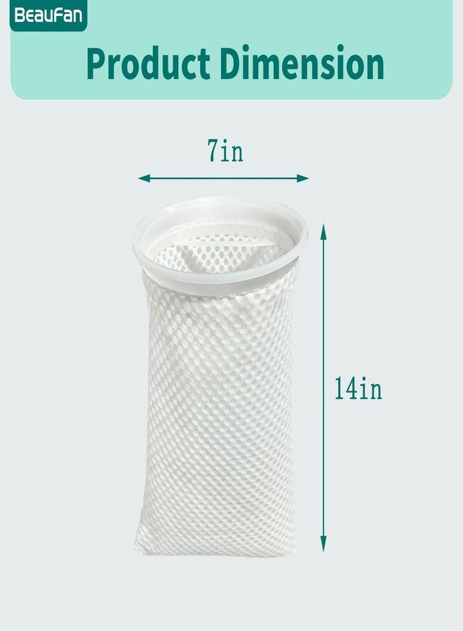 beaufan 7 Inch 2 Pack 150 Micron Honeycomb Filter Socks for Fish Tank, Aquarium Filter Sock 3D Honeycomb Design Filter Sock, Aquarium Filter Bags for Saltwater - Image 5